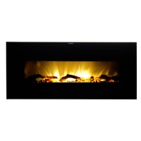 Warm House VWWF-10306 Valencia Widescreen Wall-Mounted Electric Fireplace with Remote Control - B008KY0M9M